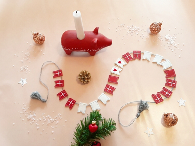ITH - Wimpelkette "god jul"